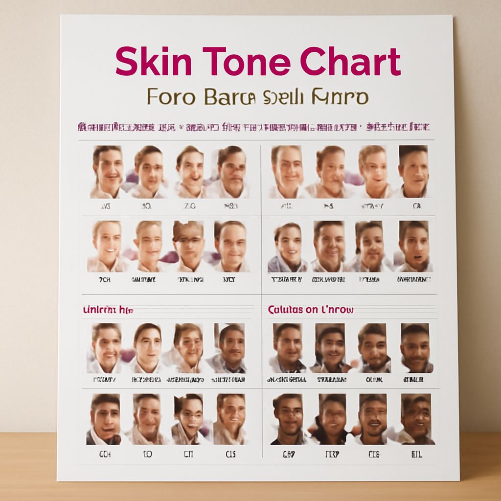 Skin Tone Chart: Understanding Skin Tones and Undertones
