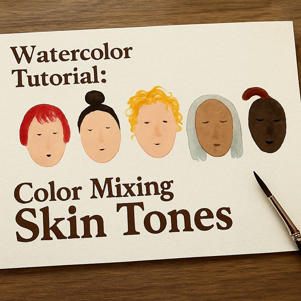 Watercolor Skin Tone: Cool Skin Tone Makeup and Sheer Finish Techniques