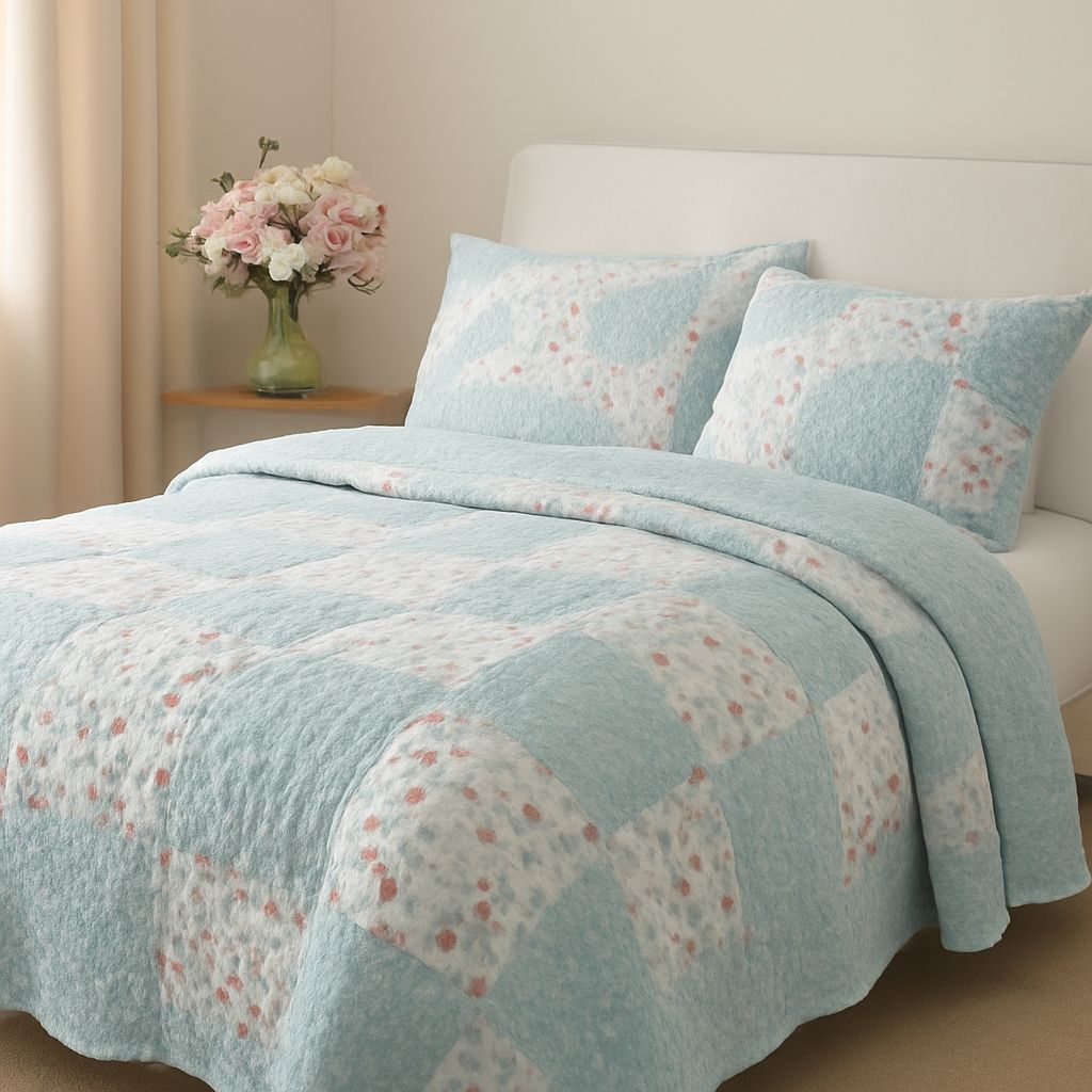 Blush Home Décor and Makeup: Throw Blankets, Quilts, Bouquets, and Jouer Blush