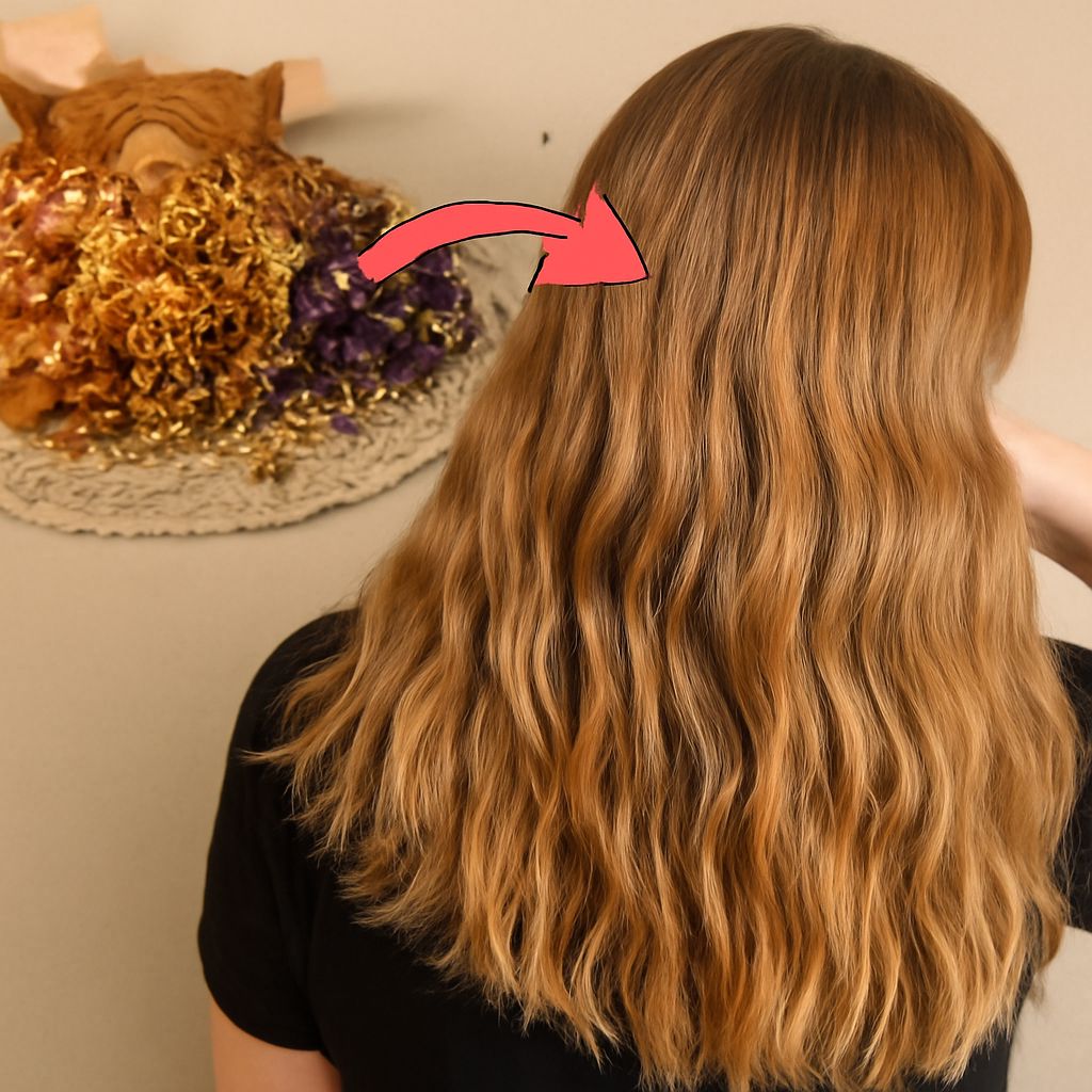 Onion skin paper and dye for natural hair care