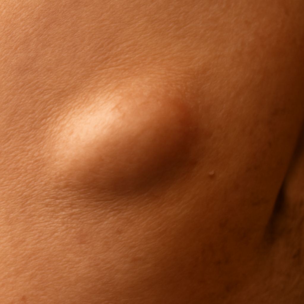 hard bumps under skin and hard knot under skin