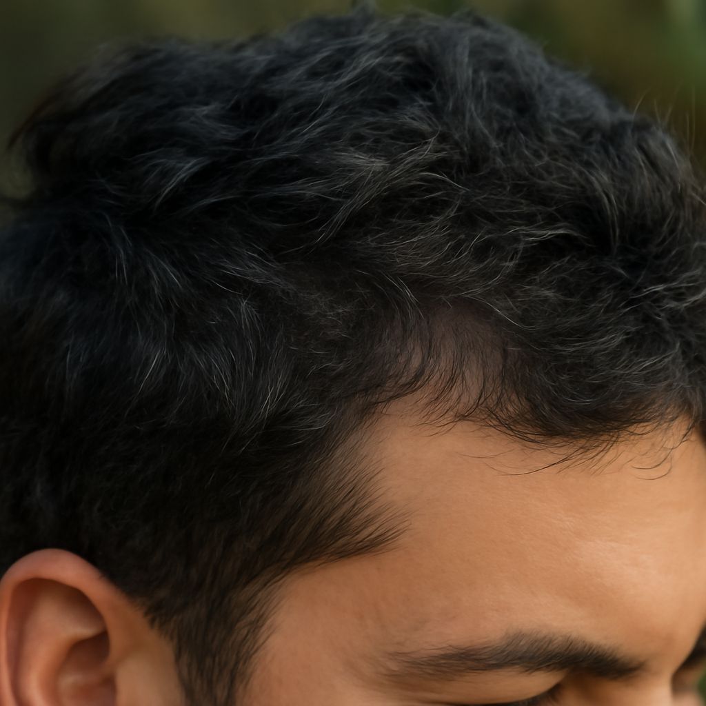 No poo dandruff and little white things in hair not lice or dandruff