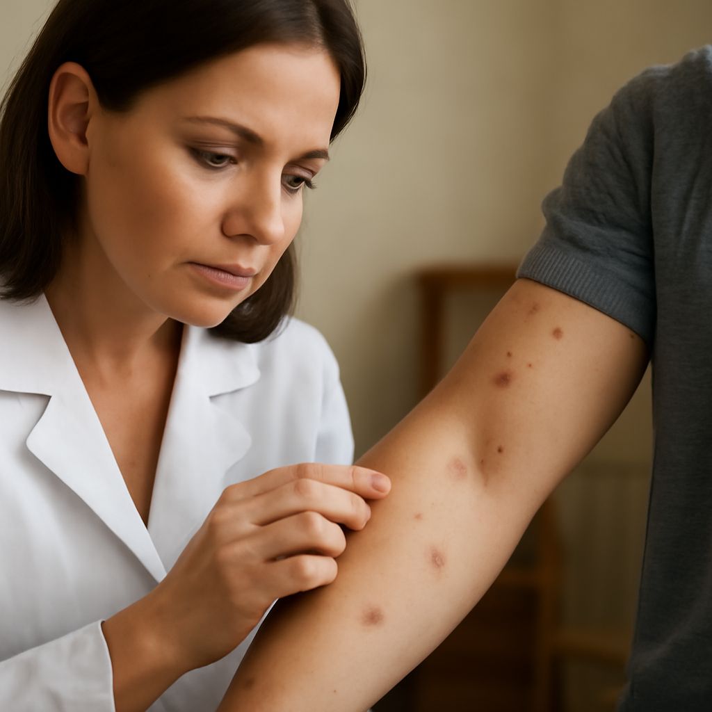 Types of skin lesions including white bump on skin and flesh colored bumps on skin