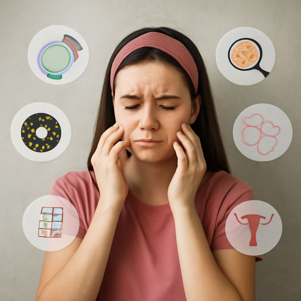 Causes of forehead acne and what forehead acne means