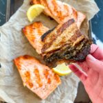 how to cook salmon with skin, cooking skin on salmon