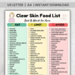 Best foods for clear skin and diet for good skin
