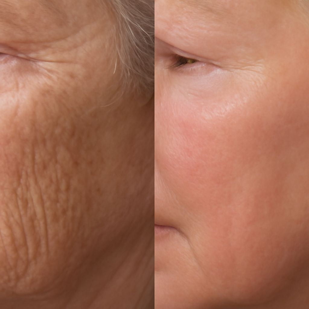 Laser skin resurfacing before and after, skin tightening before and after