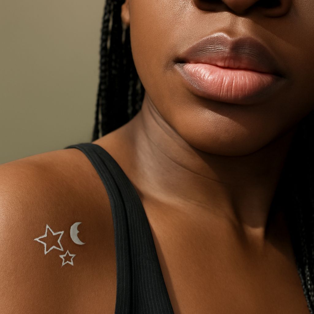 White Ink Tattoo on Dark Skin: A Comprehensive Guide