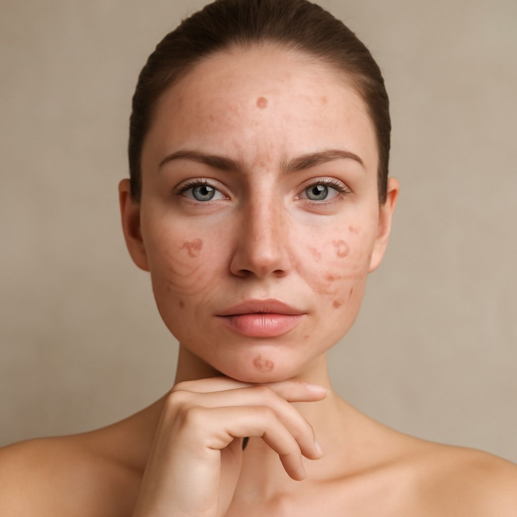 Glycolic acid acne and glycolic chemical peel treatment