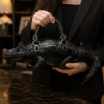Alligator skin purse and jacket