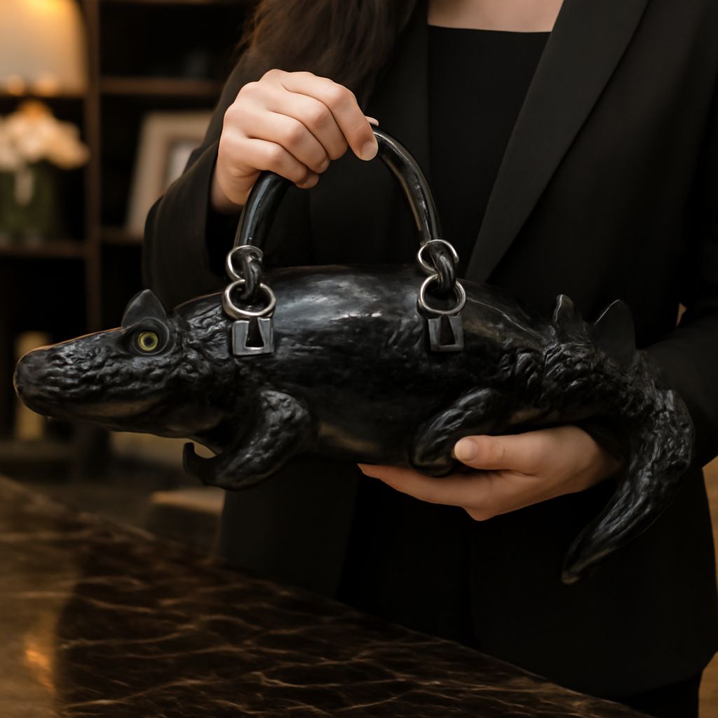 Alligator skin purse and jacket