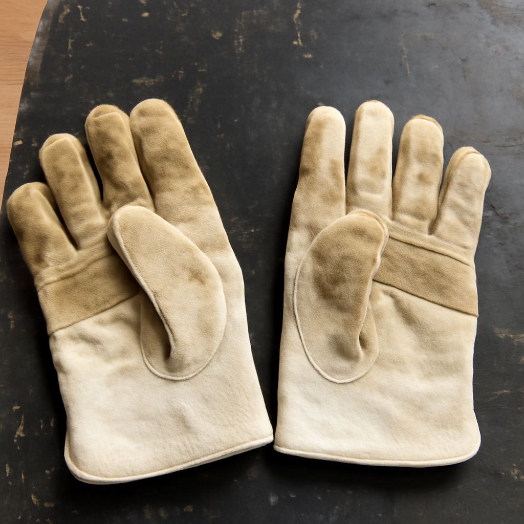 Pig skin leather and pig skin gloves