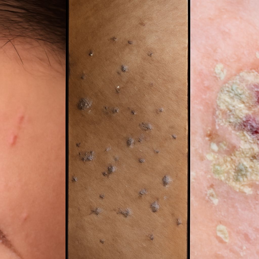 How to neutralize acid on skin and remove tiny shards of glass safely